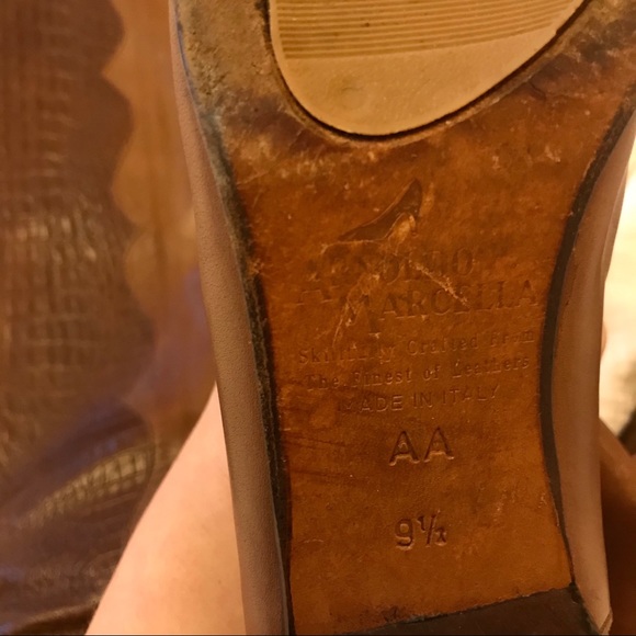 Vintage Knee High Italian Leather Boots - Picture 4 of 6